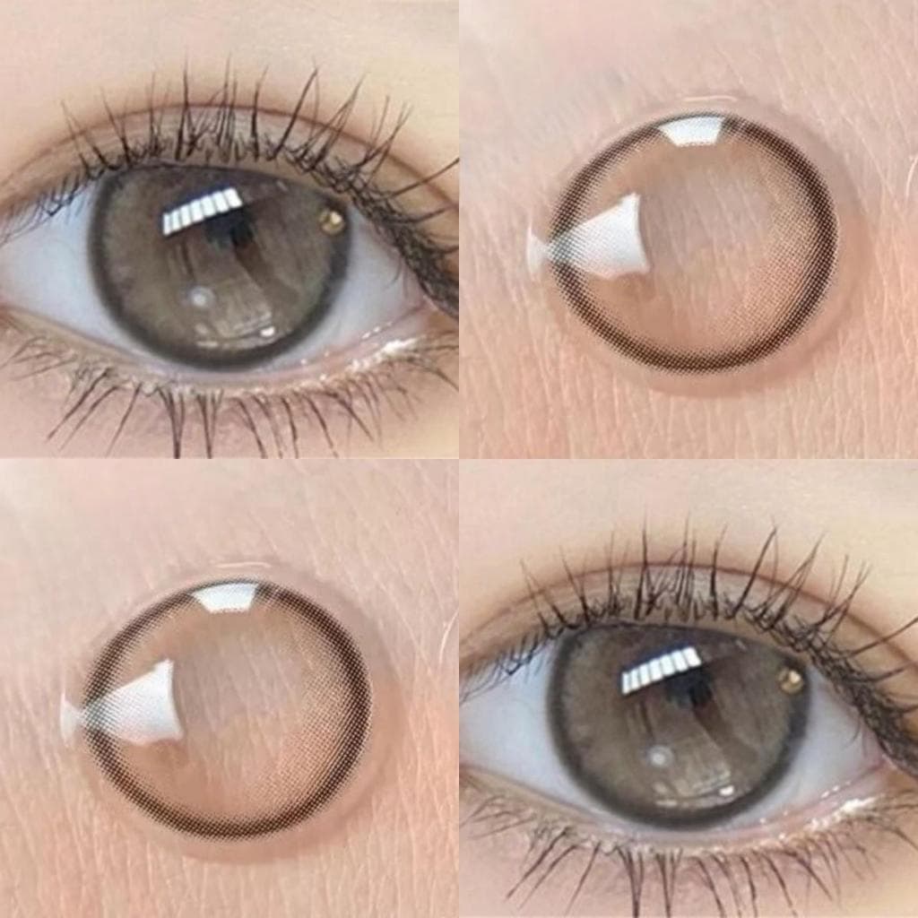 MIDROO คอนแทคเลนส์คอนเทคเลนส์คอนแทคเลนส์สีน้ำตาล 14.0mm กรองแสงคอนแทคเลนส์ pretty 1ค รูปที่ 1