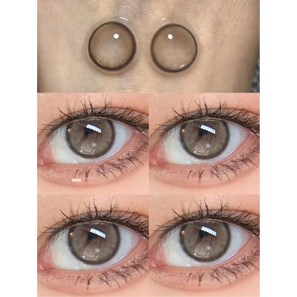 MIDROO คอนแทคเลนส์คอนเทคเลนส์คอนแทคเลนส์สีน้ำตาล 14.0mm กรองแสงคอนแทคเลนส์ pretty 1ค รูปที่ 6