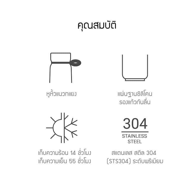 LocknLock กระบอกน้ำเก็บอุณหภูมิ Metro Studio Gradition Sunshine Pink 480 ml. รุ่น LHC4362PIK รูปที่ 4