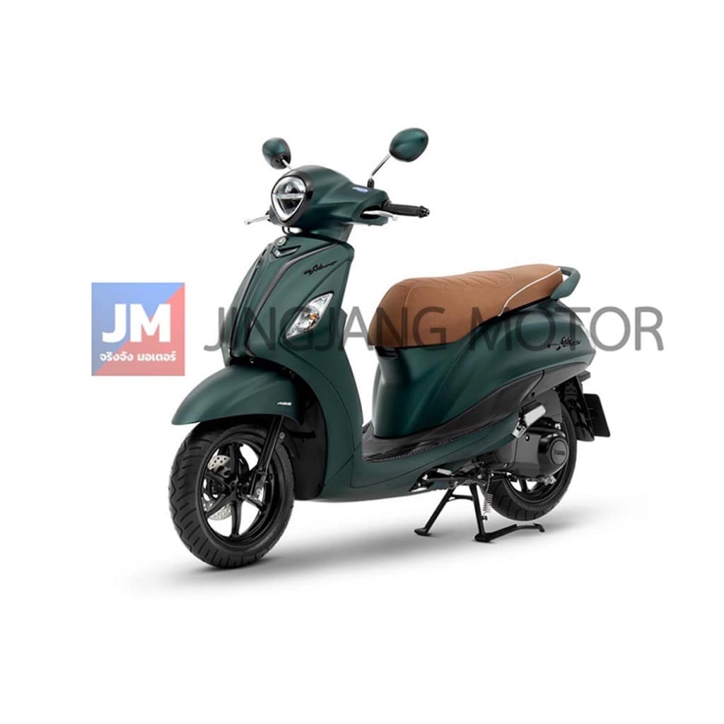 กระจกมองหลังสีเขียว, กระจกมองหลังซ้าย,กระจกมองหลังขวา สำหรับรถ เเท้ศูนย์ YAMAHA GRAND FILANO HYBRID สีเขียว 2020 รูปที่ 4