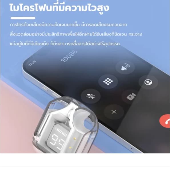 GOOD หูฟังบลูทูธ หูฟังสเตอริโอ หูฟังไร้สาย แยกเสียงซ้ายขวา TWS Wireless bluetooth 5.0 Headset Earphone Earbud รุ่น รูปที่ 6