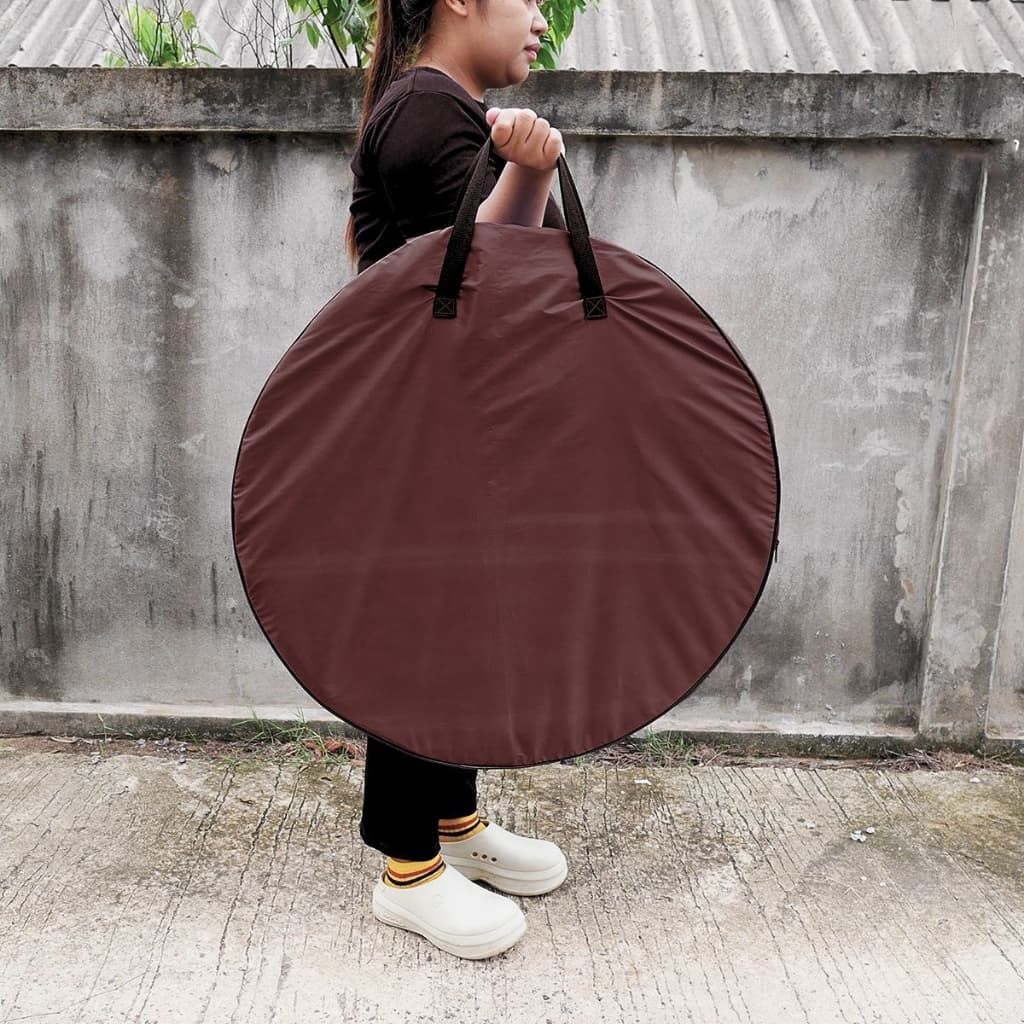 กระเป๋าใส่เต็นท์ ถุงใส่เต็นท์ ผ้าร่ม กระเป๋าใส่เต็นท์สปริง กระเป๋าทรงกลม กันน้ำ มี 3 ขนาดให้เลือก หลายสี รูปที่ 1