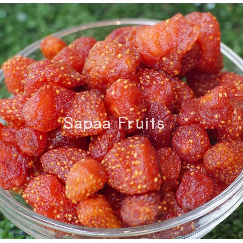 สตรอเบอรี่อบแห้ง ขายดี เปรี้ยว อมหวาน เนื้อหนึบหนับ สะอาด อร่อย สดใหม่ รูปที่ 4