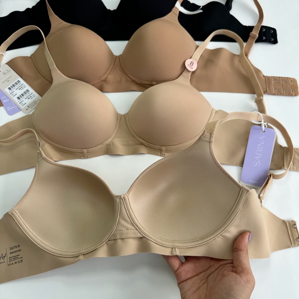 รหัส SBXD97202 SABINA BRALESS เสื้อชั้นใน Invisible Wire รุ่น Perfect Bra รูปที่ 6