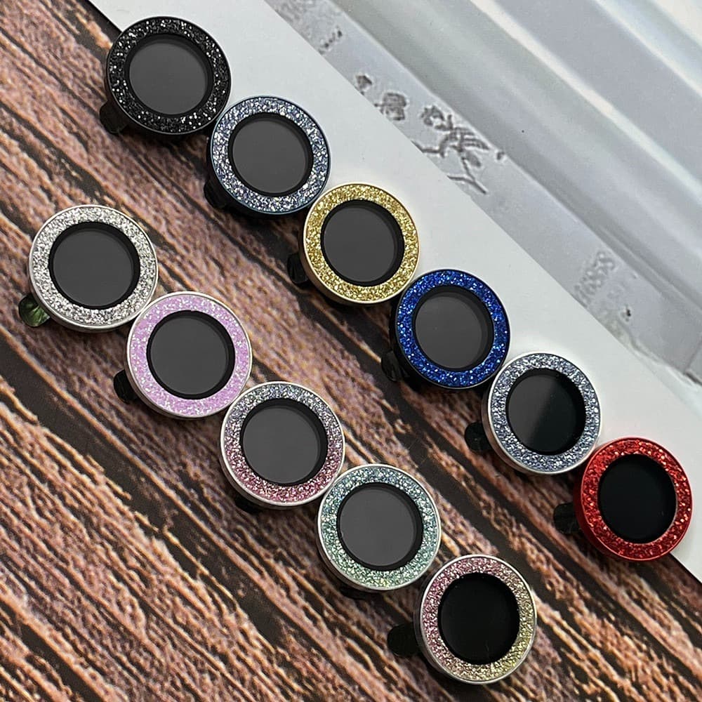 วงแหวนโลหะปกป้องเลนส์กล้อง For iPhone 11 13 15 14 12 16 Pro Max 13 Mini 15 Plus พร้อมกระจกนิรภัย รูปที่ 3