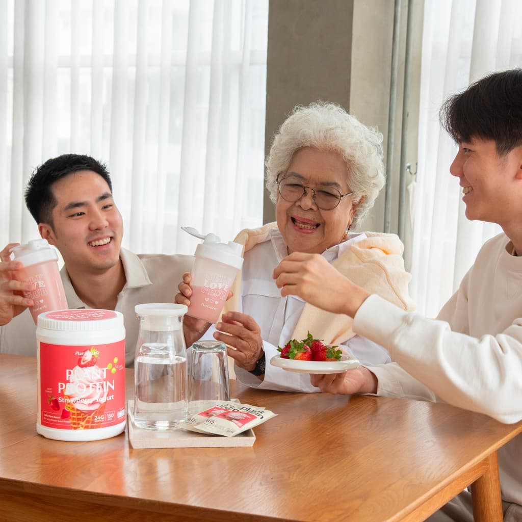 Plantogenic - Strawberry Yogurt Plant Protein โปรตีนพืชสตรอว์เบอร์รี่โยเกิร์ต 24g NON-GMO เปรี้ยวอมหวาน รูปที่ 7