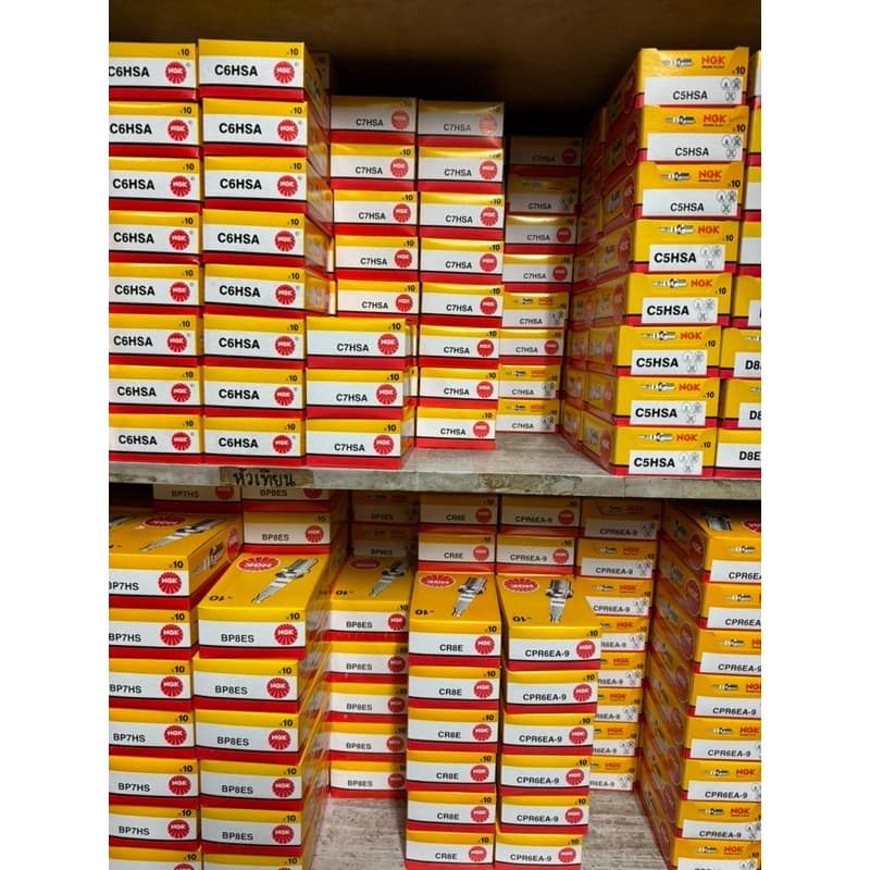 หัวเทียนเครื่องตัดหญ้า NGK BM6A ยกกล่อง แท้ 100% สำหรับเครื่องตัดหญ้าสองจังหวะ รูปที่ 5