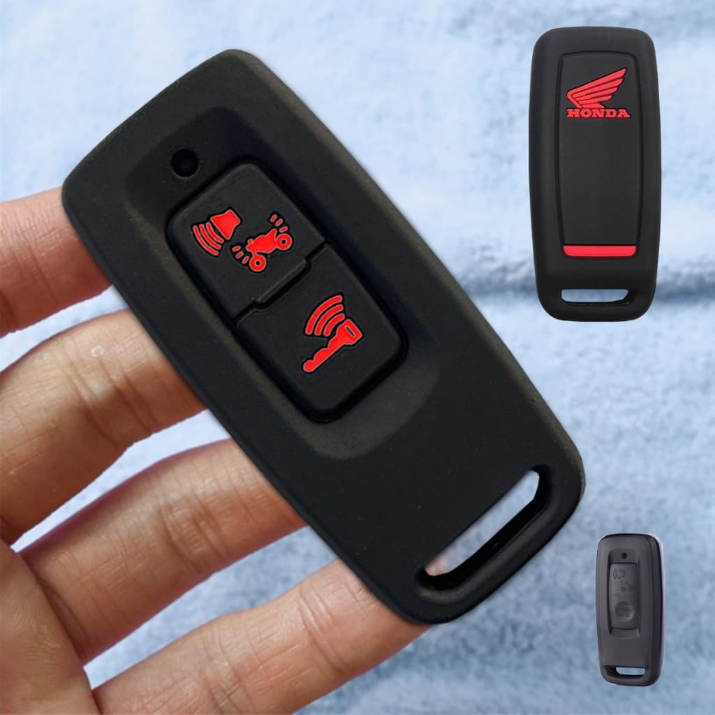 เคสกุญแจรีโมตซิลิโคน ซิลิโคนรีโมท ปุ่ม สําหรับรถจักรยานยนต์ Honda Forza350 PCX160 click160 click150 lead125 รูปที่ 7