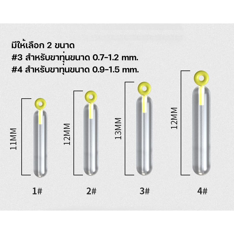 ตัวเสียบทุ่นสายเบาไร้น้ำหนัก Handing สำหรับท่านที่ชอบใช้ทุ่นเล็ก รูปที่ 2