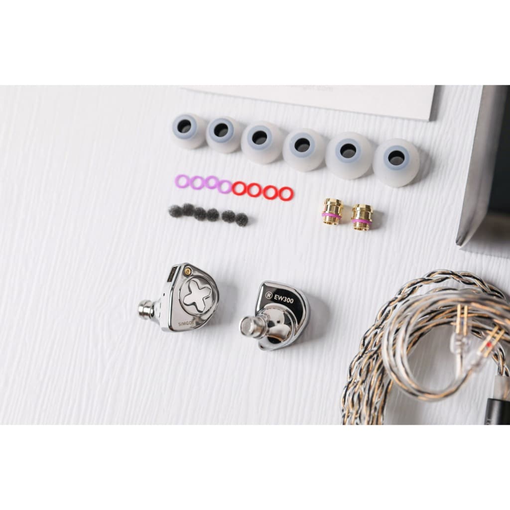 Simgot EW300 หูฟัง IEMs Hybrid 3 ไดร์เวอร์ 1DD+1Planar+1PZT เปลี่ยนท่อนำเสียงได้ ประกันศูนย์ไทย รูปที่ 9