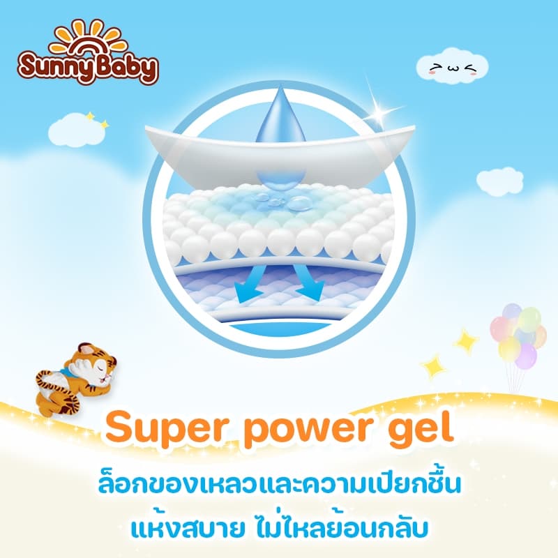 Sunny Baby Pad แผ่นรองซับสำหรับเด็กซันนี่เบบี้ ซื้อ 1 แถม 1 แผ่นรองซับฉี่ แผ่นรองกันเปื้อน รูปที่ 2