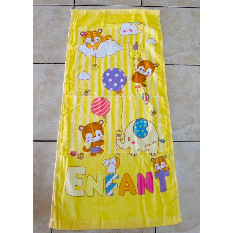 Enfant ผ้าเช็ดผม ขนาด 15x30 นิ้ว สินค้าหลุดQC ตำหนิ รูปที่ 2