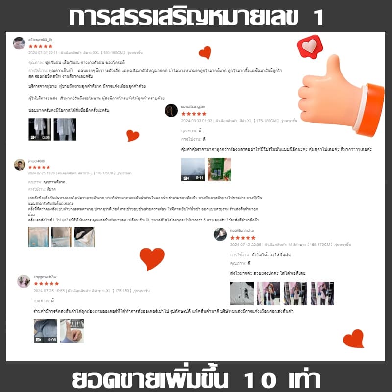 กันการรั่วไหล 360°เสื้อกันฝน ชุดกันฝน ชุดกันฝน ขี่ มอเตอร์ไซค์ กันน้ำ100% มีแถบสะท้อนแสง น้ำหนักเบาพกพาสะดวก รูปที่ 9