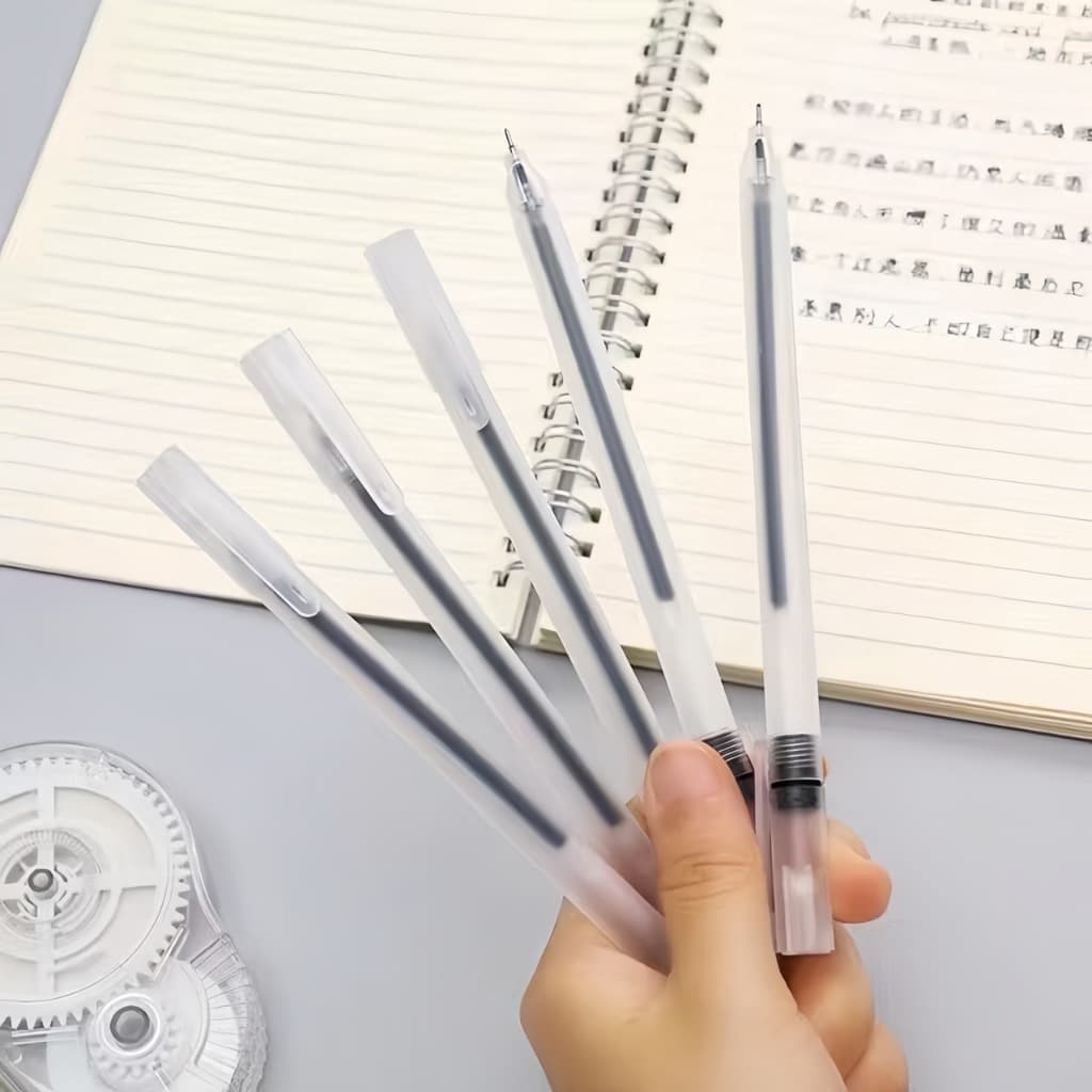 ปากกาเจล ปลอกขุ่น หมึกเยอะ ขนาด 0.5 mm เขียนลื่น หมึกเยอะ ปากกาเจล เครื่องเขียน ปากกาสี ปากกา รูปที่ 5