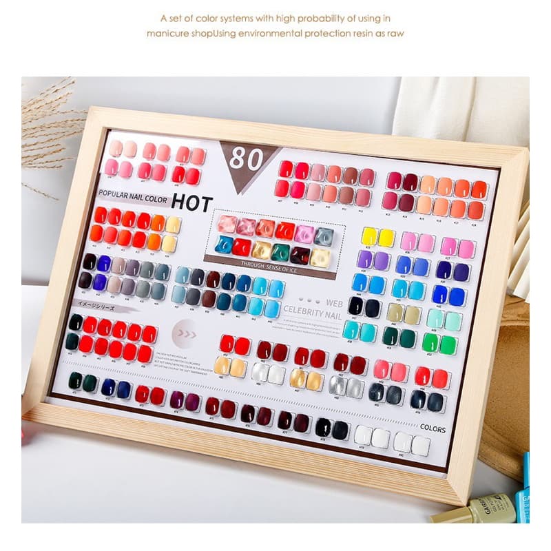 สีทาเล็บเจล GAIRRIY สีสวยเหมือนสีขวดมี 80 สีให้เลือก ขนาด 7.5ml. มาก รูปที่ 7