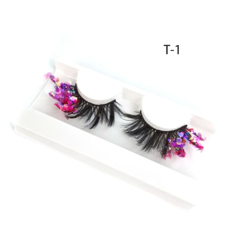 B3/3 - B3/4 ขนตากลิตเตอร์ ขนตาปลอม3D วิ๊บวับ มีกลิตเตอร์ สวยวิ๊งปาร์ตี้เริ่ดๆ ในไทย รูปที่ 5