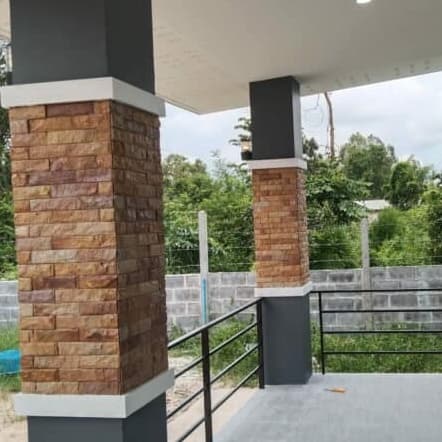 หินทรายธรรมชาติ ติดผนัง ปูเสาปูพื้น ขนาด 5x20 cm. รูปที่ 3