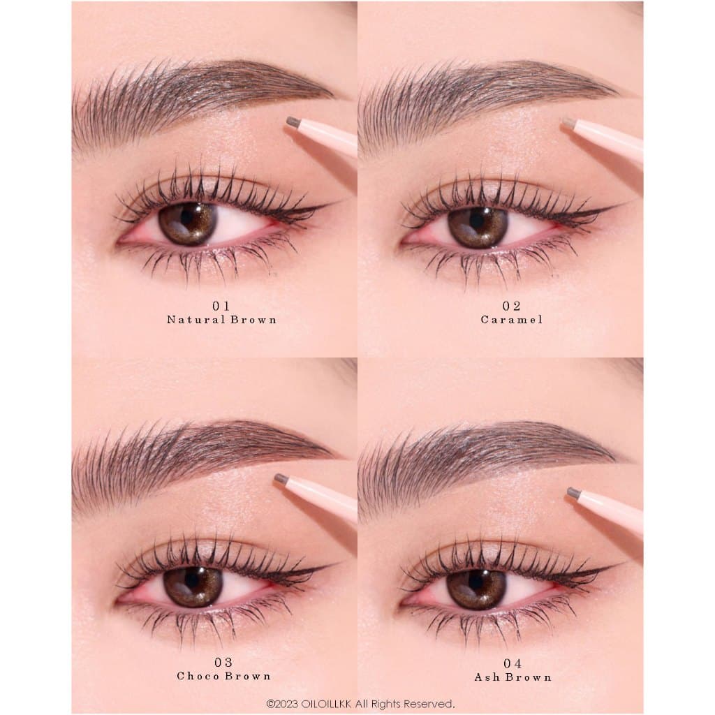 TIARA Cosmetics SlimMe Brow Pencil 1.5 mm. ดินสอเขียนคิ้ว หัวสลิม เนื้อนุ่ม เขียนง่าย เส้นคม รูปที่ 4