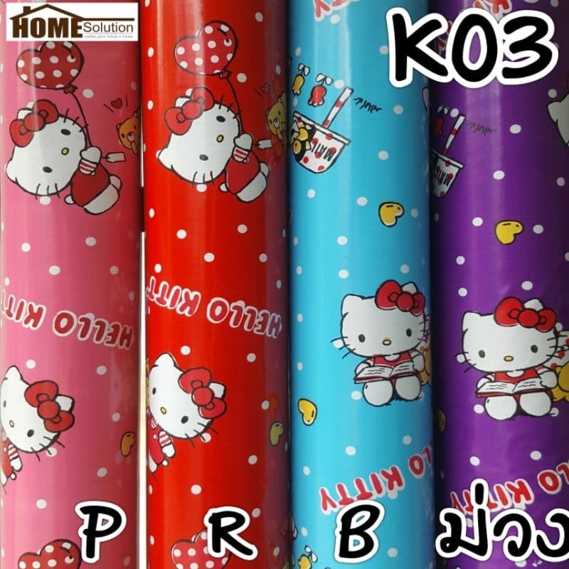 เสื่อ ลาย คิตตี้ เสื่อน้ำมัน หน้ากว้าง1.38เมตร hello kitty ลายดีสนีย์ สไปเดอร์แมน โดเรม่อน มิ้กกี้เม้าส์ รูปที่ 3