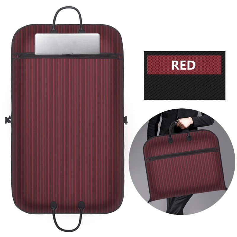 ชุดสูท ชุดเก็บ ฝาครอบกันฝุ่น ปกเสื้อผ้า พกพา ท่องเที่ยว ถุงเก็บฝุ่น storage bag รูปที่ 5