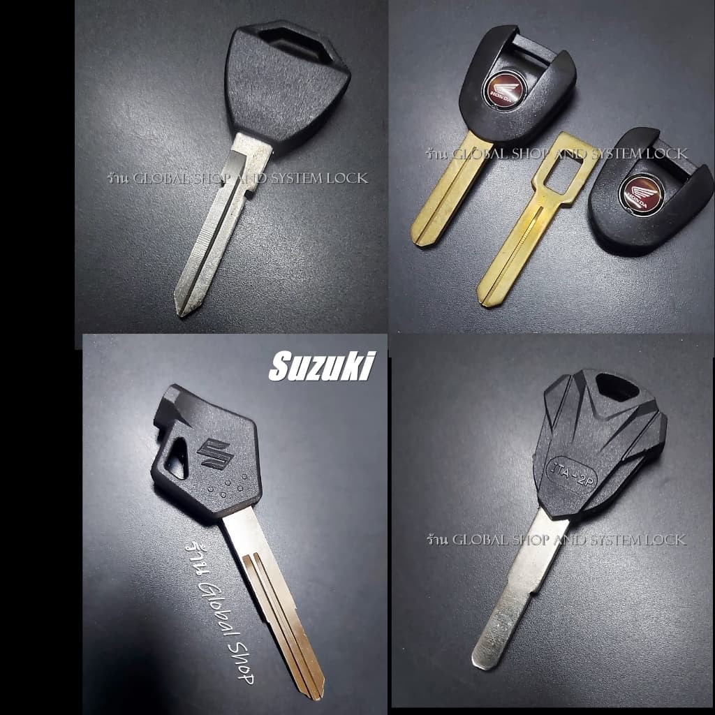 กุญแจ Honda Suzuki​ จักรยานยนต์ มอเตอร์ไซค์ ฮอนด้า ซูซูกิ รุ่นดอกยาว 6 - 6.2 cm. รูปที่ 6