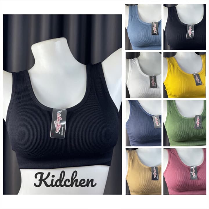 Sportbra สปอร์ตบรา เสื้อในไม่โครงแบบสวม AMBRA#3309 รูปที่ 1