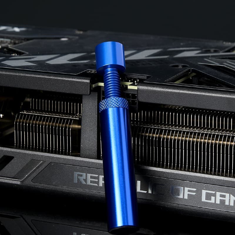 ที่ค้ำการ์ดจอ ขาค้ำการ์ดจอ มียางรอง ฐานแม่เหล็ก vga holder gpu support ขนาดเล็ก ปรับระดับได้ มีหลายขนาด รูปที่ 9