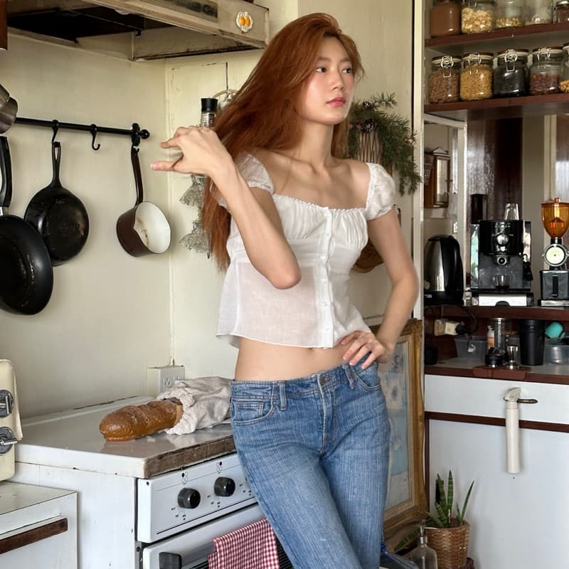 butterfly top เสื้อแขนตุ๊กตา รูปที่ 6