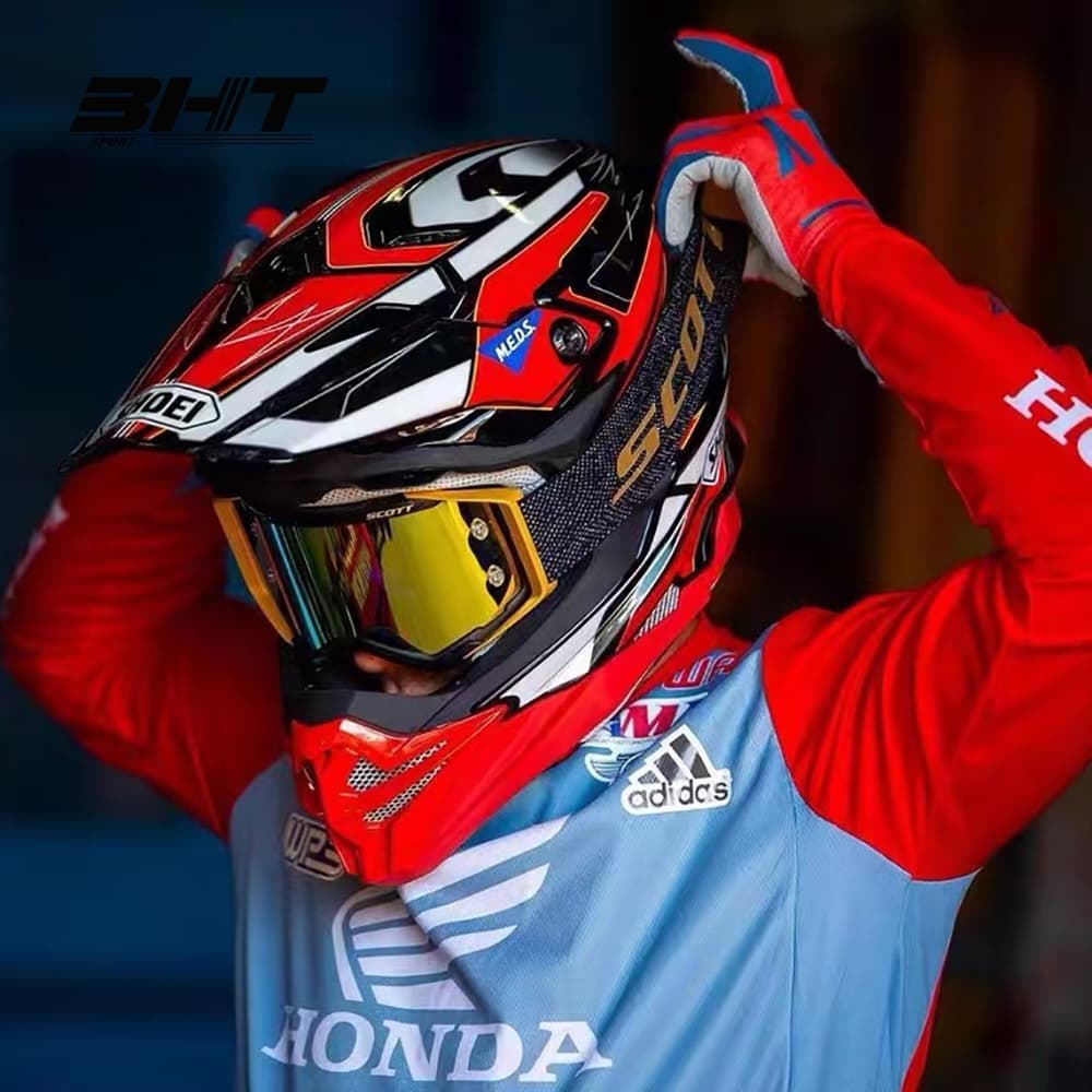 American Scott แว่นตากันลมมอเตอร์ครอส แว่นตาปั่นจักรยาน แว่นตาสกี Windproof กันน้ำ กันฝุ่น กันตก กัน UVแว่นตากันลม