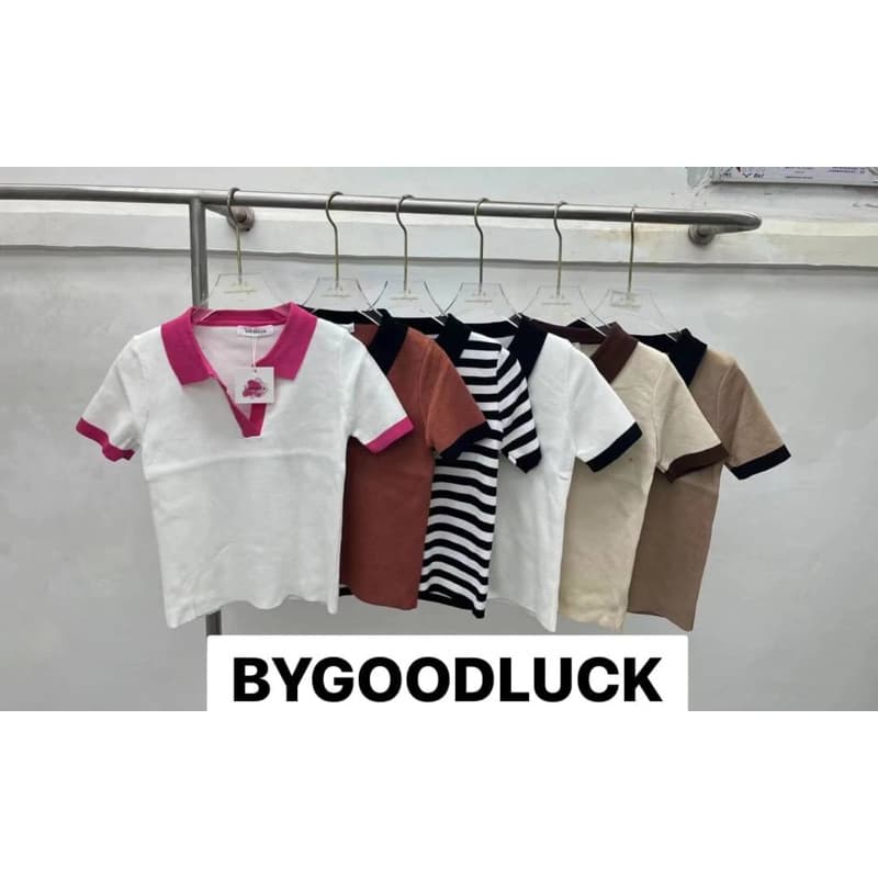 G92 เสื้อทรงคอโปโลแขนสั้น งานผ้าไหมพรมสีพื้นตัดแถบคอสีทูโทนงานทรงฮิตงาน รูปที่ 8