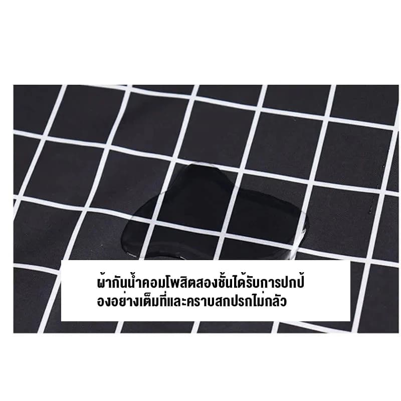 ผ้ากันเปื้อน เนื้อผ้า PVC มีให้เลือกซื้อ4สี ร้านกาแฟ แบบสวม รูปที่ 2