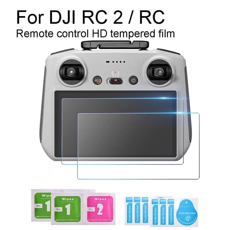 STARTRC 2pcs/pack HD Tempered Glass Screen Protector Film for รีโมท DJI RC /RC 2 Series รูปที่ 1