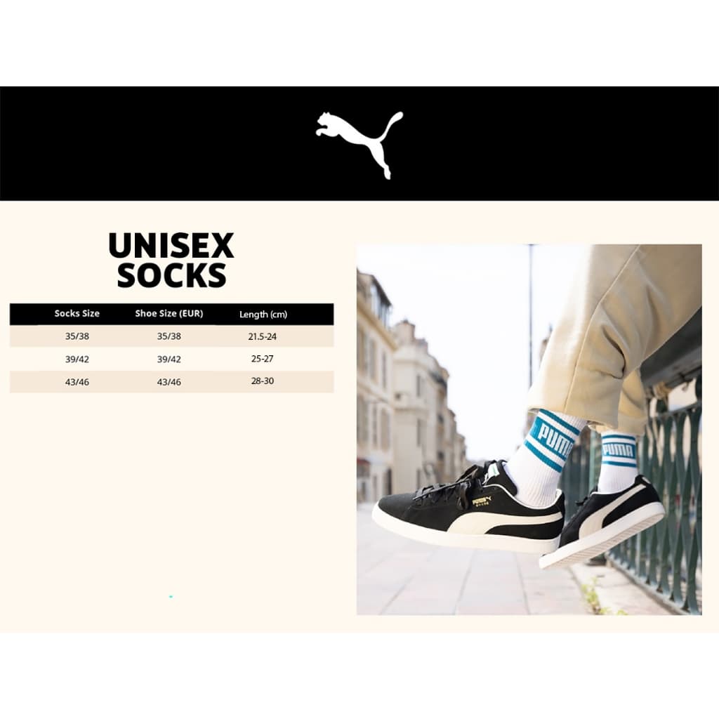 PUMA ถุงเท้า Sport Short Socks 3 คู่ UNISEX SHORT SOCKS 3P - 701221157 รูปที่ 8