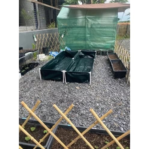 กระบะปลูกผัก​ ​ขนาด​ 60x200x30 cm.​ กะบะเพาะปลูก แปลงผักเพาะปลูก รูปที่ 4