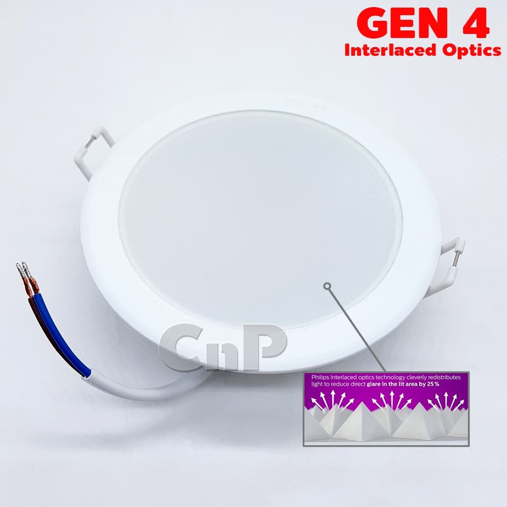 PHILIPS โคมไฟดาวน์ไลท์ ฝังฝ้า 4 นิ้ว Panel LED 9W ฟิลิปส์ รุ่น MESON IO 59449 รูปที่ 2