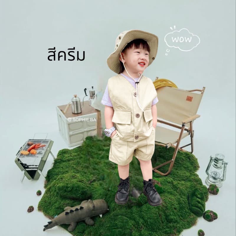ชุดแคมป์ปิ้งเด็ก ชุดแคมป์ปิ้ง ชุดเดินป่าเด็ก รูปที่ 3