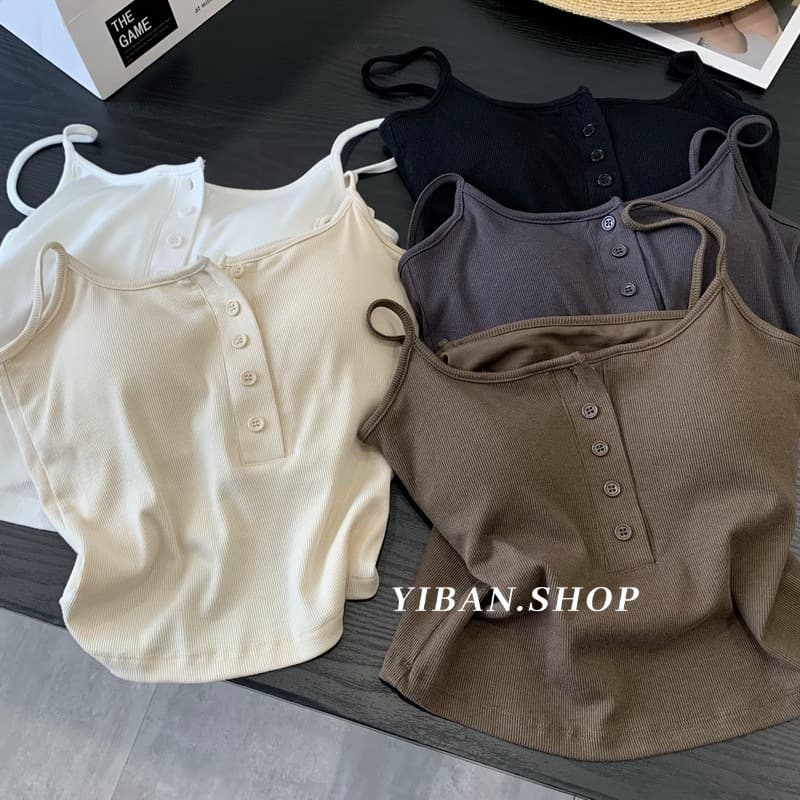 เสื้อสายเดี่ยวผ้าร่องผ้านิ่มใส่สบายมีฟองน้ำในตัว สามารถใส่เเมทได้กับทุกสไตส์ รุ่น B-102 สินค้า จากไทย รูปที่ 8