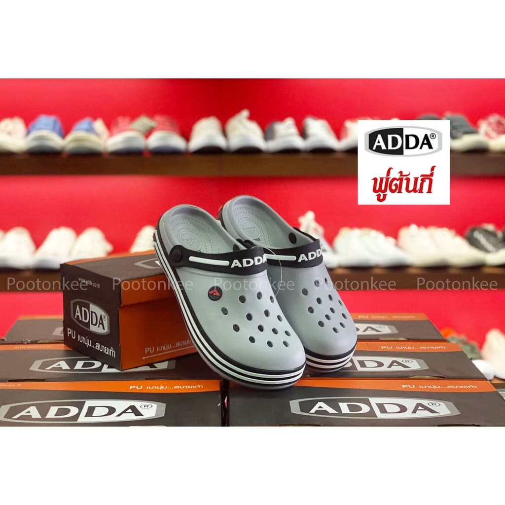 ADDA รองเท้าแตะหัวโต รองเท้าลำลอง สำหรับผู้ชาย แบบสวม รุ่น 55U01 / 55U03 / 55U04 รูปที่ 7