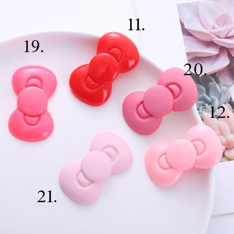 ราคา/ชิ้น B017 กิ๊บติดผม โบว์ติดผม กุหลาบสีชมพู ที่ติดผม ที่หนีบผม เครื่องประดับผม รูปที่ 7