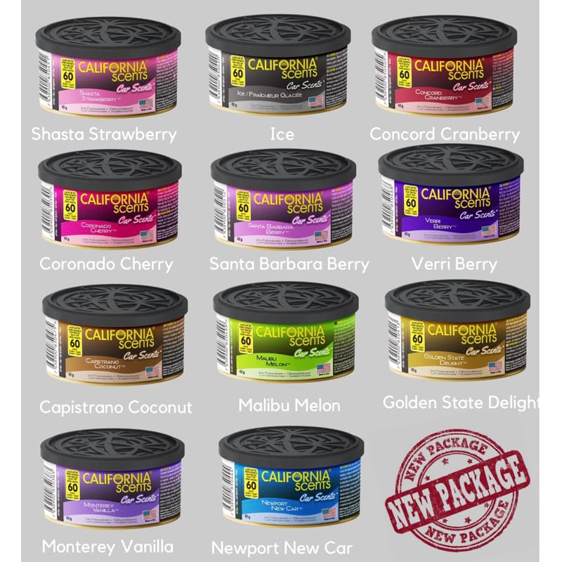 น้ำหอมปรับอากาศ California scents - car cents air freshener fiber can ไฟเบอร์แคน USA รูปที่ 1