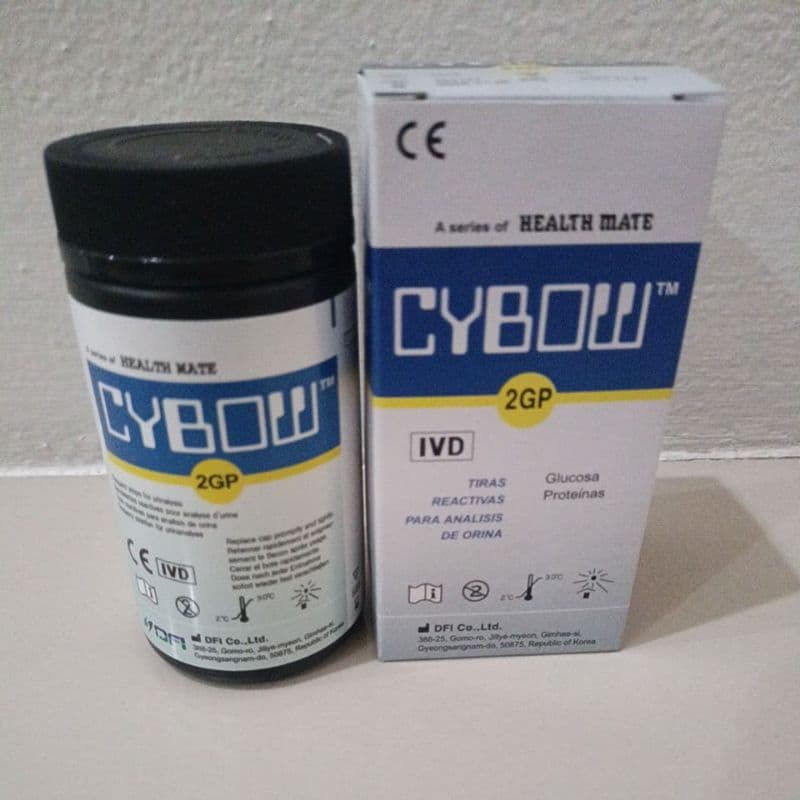 URINE STRIP 2Pที่ตรวจ ชุดตรวจCYBOWแผ่นตรวจเบา.หวาน ตรวจโปรตีนในปัสสาวะ​ แถบตรวจน้ำตาล น้ำตาล+โปรตีน รูปที่ 4