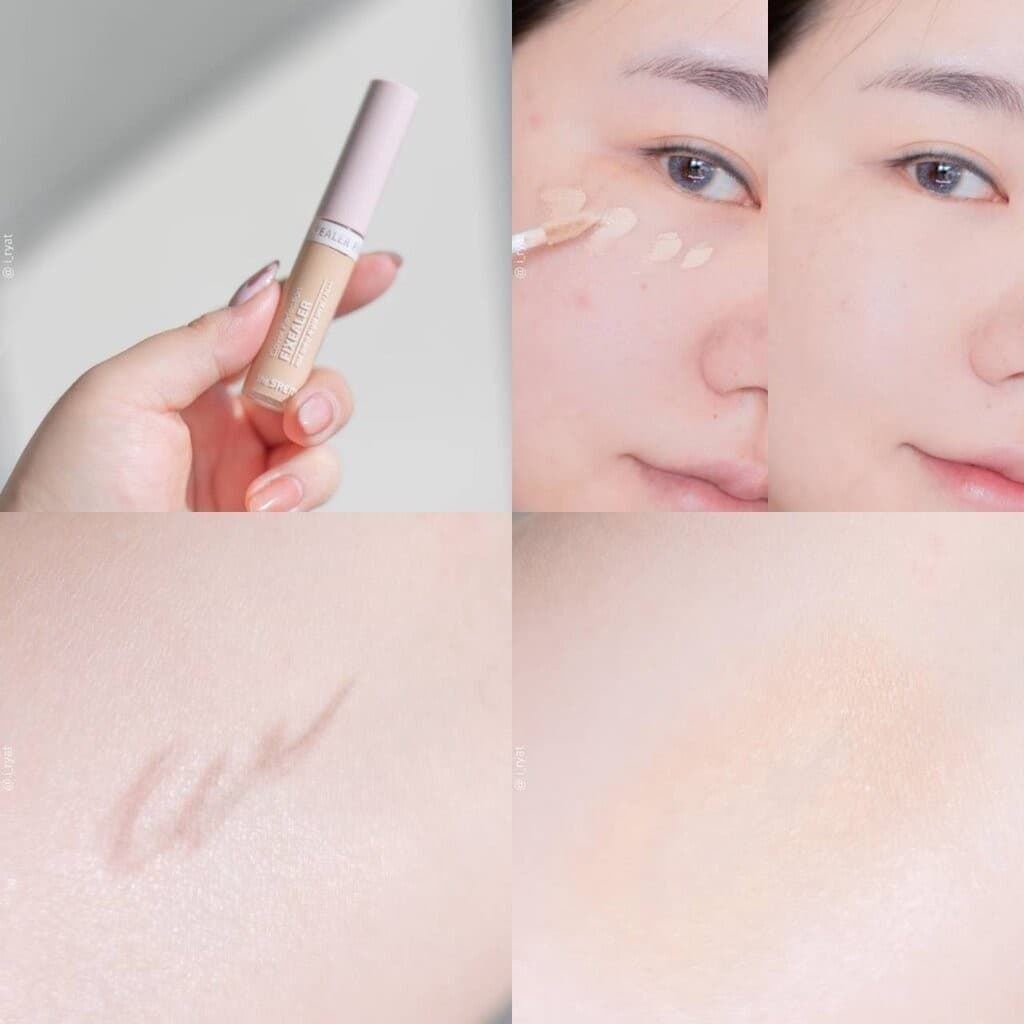 The Saem Cover Perfection Fixealer 6.5g คอลซีลเลอร์ปกปิดแน่น ติดทน เกลี่ยง่าย ไม่ติดแมส รูปที่ 6