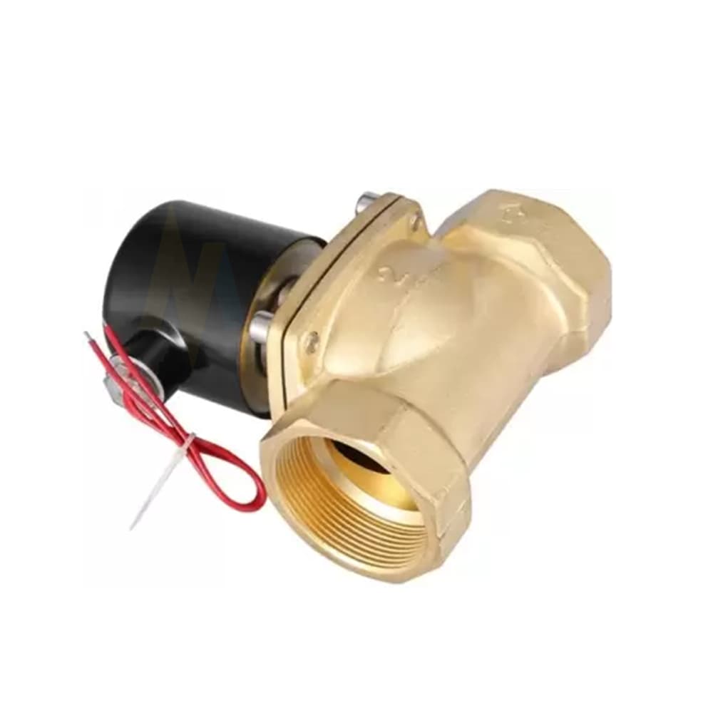วาล์วโซลินอยด์ วาล์วไฟฟ้า วาล์วน้ำ ทองเหลือง แบบปกติปิด 12V 24V 220VAC Solenoid valve รูปที่ 6