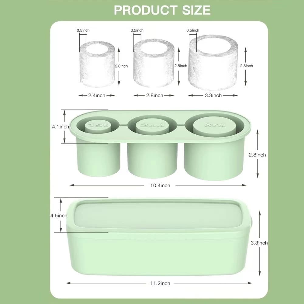 ทําน้ําแข็ง ทำน้ำแข็งซิลิโคน ทำน้ำแข็งก้อนเล็ก ถาดน้ําแข็ง silicone mold ใช้ได้กับ stanley Thermos cup รูปที่ 5