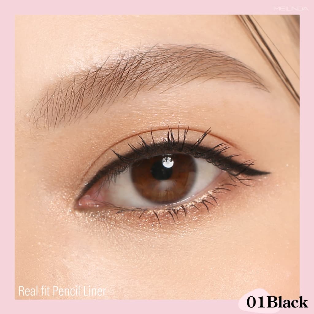 เมลินดา อายไลเนอร์ ดินสอเขียนขอบตา สีชัด ติดทน Meilinda Real Fit Pencil Liner MC 3112 0.3 g. รูปที่ 4