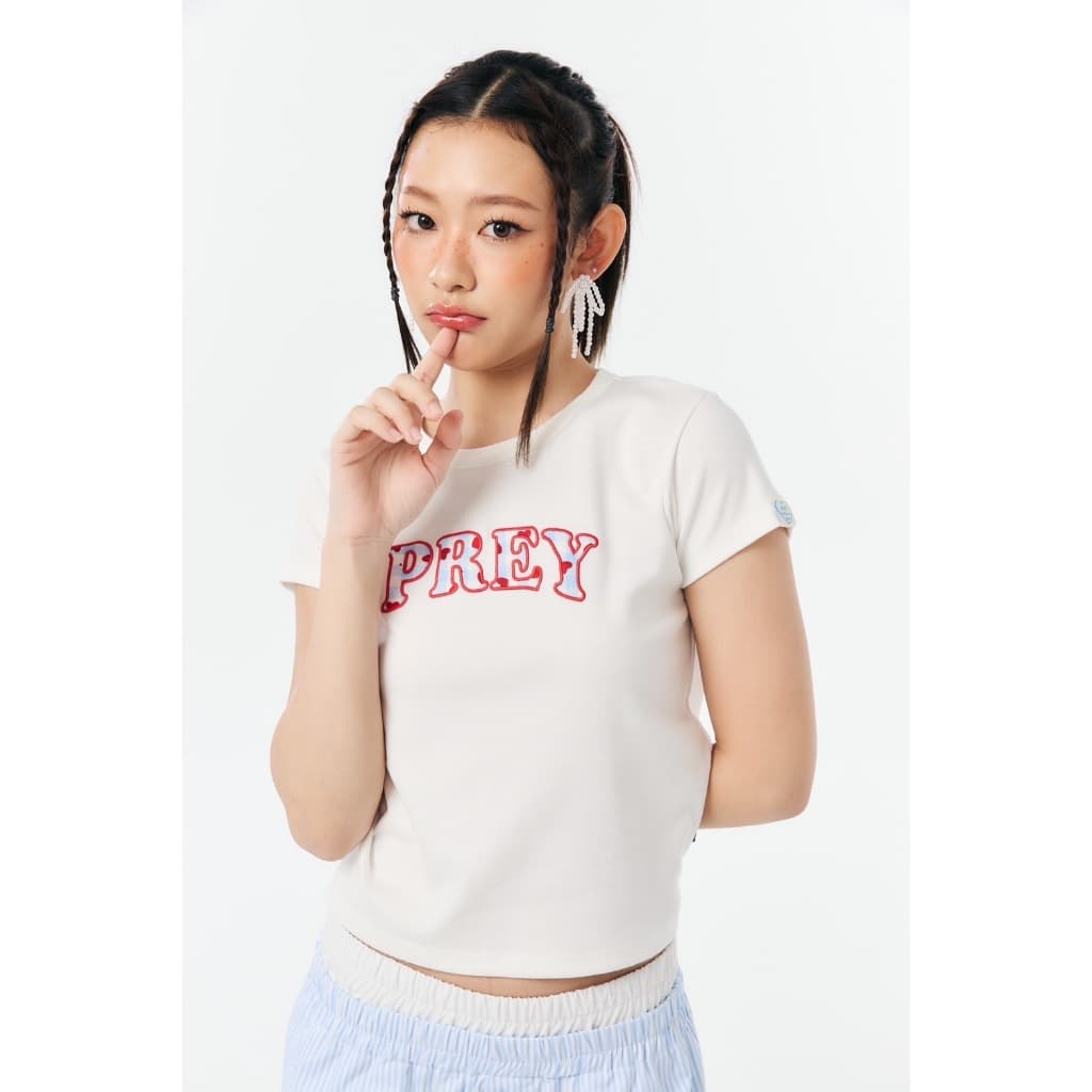 prey เสื้อยืด summer logo babytee รูปที่ 2
