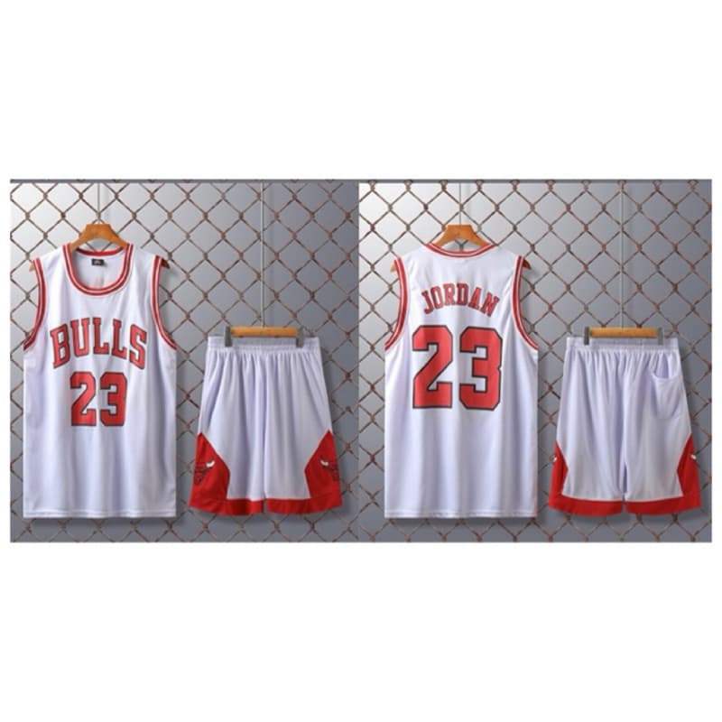 เสื้อบาส ชุดบาส ทีมBULLS เบอร์ 23 รูปที่ 4