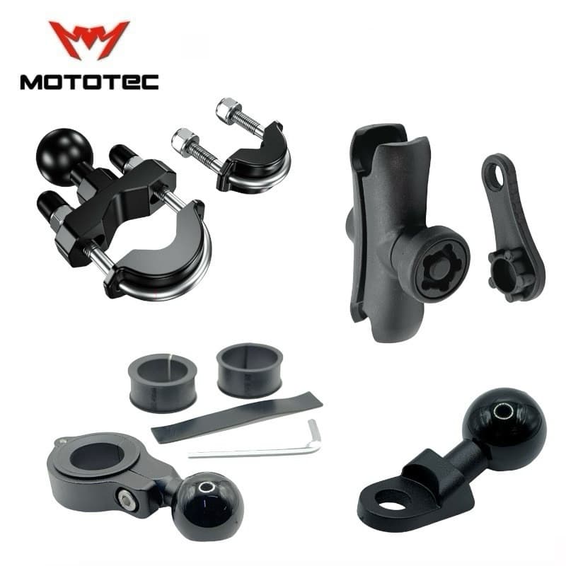 MOTOTEC Spare Part อะไหล่ สำหรับที่จับโทรศัพท์มือถือมอเตอร์ไซด์ MT-360, MT-360 Plus, MT-360 PRO (รุ่นหัวบอลใหญ่ 25 มม.)