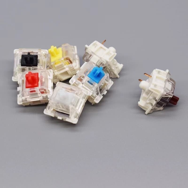 Switch Red Switch,Blue Switch ปุ่มสวิตช์ Mechanical Keyboard 2 ขา รูปที่ 3