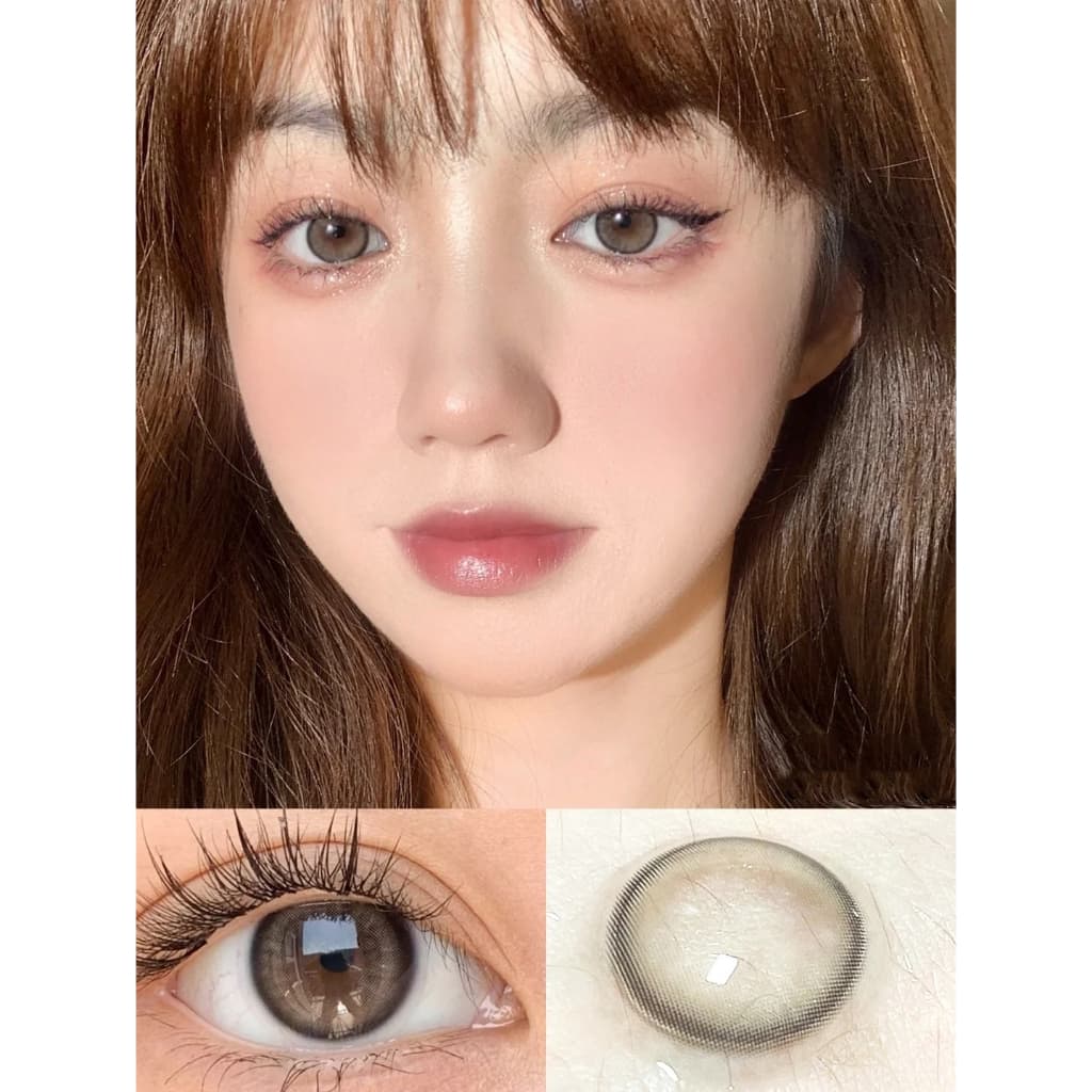 MIDROO คอนแทคเลนส์คอนเทคเลนส์คอนแทคเลนส์สีน้ำตาล 14.0mm กรองแสงคอนแทคเลนส์ pretty 1ค รูปที่ 4